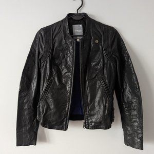 G-Star Leather Biker Jacket